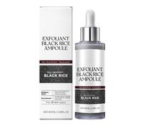 Exfoliante Facial De Arroz Negros,Peel Shot Glow Black Rice Ampoule,Peeling Exfoliante Facial,Eliminador Puntos Negros y Refinador des Poros 1pc