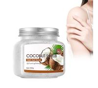 Exfoliante facial de coco de Emassence, exfoliante facial, exfoliante y blanqueador, vegano y libre de crueling, crema exfoliante facial para una limpieza profunda de la piel, lavado de coco y cuidado