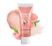 Exfoliante Facial de Melocotón, Exfoliante Iluminador Suave de Melocotón, Gel Hidratante Exfoliante Purificante, Cierra los Poros y Refina la Piel para una Piel Suave