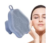 Exfoliante facial de silicona - Cepillo de lavado facial exfoliante de mano,Exfoliante facial de silicona, cepillo exfoliante facial de goma para limpieza facial para una limpieza profunda Rurbeder