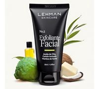 Exfoliante Facial Hombre Crema Limpieza Facial Profunda Puntos Negros Piel Grasa Carbon Activado Natural Poros Dilatados Scrub Facial Antiacne Hidratante Cuidado Cara Mixta Exfoliador Diario 30ml