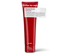 Exfoliante facial RECIPE FOR MEN: Fórmula tonificante con microesferas exfoliantes, con Centella Asiática, vegano, made in Sweden - 100ml