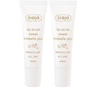 Exfoliante Labial de Azúcar Sweet Mirabelle Plum | Labios Suaves, Aromatizados & Deliciosos de ZIAJA (Paquete de 2)