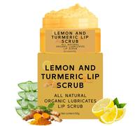 Exfoliante labial de c rcuma y lim n para labios oscuros Exfoliante labial exfoliante con aloe vera Exfoliante labial y exfoliante labial nutriti