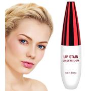 Exfoliante labial Stain | Resistente al agua, brillo de labios no pegajoso de larga duración, exfolia los labios con acabado mate natural