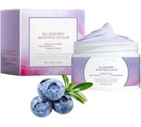 Exfoliante limpiador de arándanos: elimina eficazmente las células muertas de la superficie de la piel, reduce las manchas oscuras y la opacidad, y deja la piel más luminosa y suave.