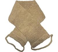 Exfoliante natural grande de cáñamo para la espalda, para hombres y mujeres, limpia profundamente y vigoriza tu piel, lavar y secar a máquina, doble cara disponible