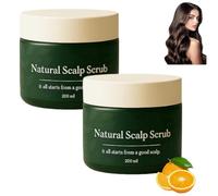 Exfoliante Natural para el Cuero Cabelludo, Exfoliante de Limpieza Profunda, Fórmula Suave, Hidratante y Reconfortante, Apto para Todo Tipo de Cabello