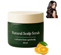 Exfoliante Natural para el Cuero Cabelludo, Suave Exfoliante Herbal para el Cuero Cabelludo, Limpieza Profunda, Fórmula Botánica Suave, Alivia la Sequedad
