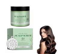 Exfoliante Para El Cuero Cabelludo Con Romero - Para Eliminar Acumulación, Caspa Y Picor - Ideal Para Cabello Graso Y Seco - Incluye Masajeador De Silicona Scrub Scrub