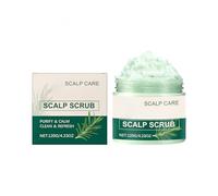 Exfoliante para el Cuero Cabelludo con Romero y Menta, Champú Exfoliante para Retirar Residuos, Cuidado Purificante del Cuero Cabelludo, 150 g (1 PCS)