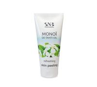 Exfoliante profesional SNB para manos y cuerpo, 200 ml, con monoi de tahití y copos de coco, exfoliante corporal, cuidado de la piel y cuidado personal, exfoliante corporal, coco