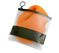 Exfoliating Bath Sponge for Shower & Bath Dirt Remover Soft Smooth Skin Cleaning Tools Avoid Damp Odor Gentle Bath Scrubber 1pc(Orange)