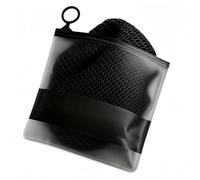 Exfoliating Bath Sponge for Shower & Bath Dirt Remover Soft Smooth Skin Cleaning Tools Avoid Damp Odor Gentle Bath Scrubber 1pc(negro)