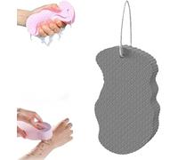 Exfoliating Sponge,Exfoliating Bath Sponge, Super Soft Exfoliating Bath Sponge,Korean Skin Scrubber Sponge,Super Soft Bath Sponge Reusable,Exfoliating Body Sponge (Grey)