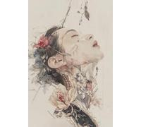 Exhale: A Journal for Release and Renewal: 6x9” Lined Notebook | 200 White Pages | Watercolor Floral Portrait Cover | For Writing, Emotional Clarity & Creative Exploration