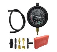 Exhaust Back Pressure Tester - Automotive Vacuum Gauge with Clear dail | Air Compressor Accessories, Engine Vacuum Pump for Carburetor, Intake Manifold, feul System Diagnostics, Emission Testing, Auto
