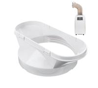 Exhaust Duct Interface, Portable Hose Adapter, Air Conditioner Tube Connector, Flexible AC Coupler Fitting, Ideal for Bedroom, Living Room, Home and Conditioning Setup