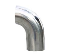 Exhaust Elbow Pipe Stainless Steel - Heavy Duty Mandrel Bend Tube, Smooth Welded 90 Degree Elbow Fitting High Strength Resistant Build | Versatile Plumbing and Structural Use Perfect