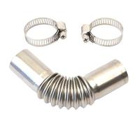 Exhaust Extension Pipe, Heater Elbow Tube, Leakproof Replacement Part for Air Parking Heater System in RV Truck Motorcycle Vehicle Dirtbike Bike for Winter Setup Ventilation Upgrade