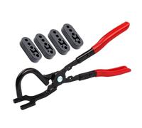 Exhaust Hanger Pliers, Heavy Duty Muffler Hanger Removal Tool, 4-Hole Rubber Support, Automotive Repair Kit, Workshop Tools for Car Exhaust System Maintenance