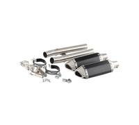 Exhaust Muffler with Mid Link Pipe System Slip-on For Honda For CBR1100XX For Blackbird 1996 To 2016 Escape,Functional