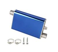 Exhaust Pipe Muffler, Heater Silencer, 165mm/6.46 Inch 75mm/2.95 Inches Aluminum Alloy Noise Reducer, Anti-Vibration Clamp 2-5kw Heaters for Truck Auto Rv Parking Vehicle Systems