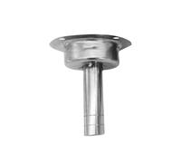 Exhaust Pipe Thru Wall Fitting - Marine Grade Breather Vent | Polished Stainless Hardware Connector, Reliable Hull Outlet Accessory for Yacht, Kayak, Vessel, Cruiser, Boat, Marine Engine System