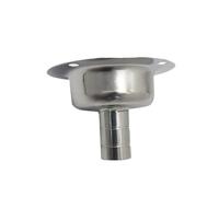 Exhaust Pipe Thru Wall Fitting - Marine Grade Breather Vent | Polished Stainless Hardware Connector, Reliable Hull Outlet Accessory for Yacht, Kayak, Vessel, Cruiser, Boat, Marine Engine System