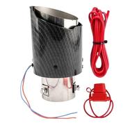 Exhaust Tips, LED Exhaust Tailpipe, Flame Muffler Tip with Light Effect, Stylish Car Modification Upgrade for Outdoor Racing Daily Driving Truck Commute Experience