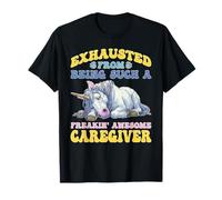 Exhausted from Being An Awesome Caregiver Camiseta