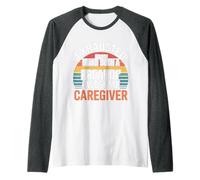 Exhausted from Being An Awesome Caregiver - Camiseta Manga Raglan