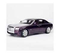 Exhibición De Colección De Regalos De Decoración De Vehículos Metálicos Estáticos Rolls-Royce Gust Ghost A Escala 1 18 No Control Remoto Modelos(Purple)