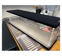 Exhibición de plástico transparente, Clear Acrylic Display Case With Led Light, Storage Box 30x12x12in