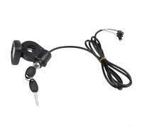 Exhibición del LCD con la cerradura mecánica de la llave para el uso de la E-Bike y de la vespa con el cable del 170cm y el soporte