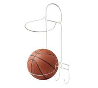 Exhibición del Soporte de Baloncesto, Soporte de Pared de Balón,Estante de Baloncesto de Pared de Bala de 2 Capas - Organizador de equipos deportivos de Acero sin estante de stockag