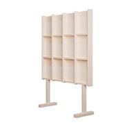 Exhibición Revistero de suelo madera maciza, estantería lectura, expositor creativo for periódicos y CD Soporte(Original Wood)