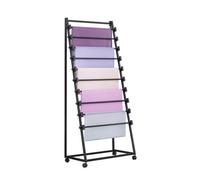 Exhibidor Comercial Grande De Rollos De Tela, Carrito De Almacenamiento De Vinilo Con Estante De Cinta De Doble Cara For Rollos De Vinilo, Cuero, Película For Ventanas Y Papel Tapiz.(120x40x80cm)