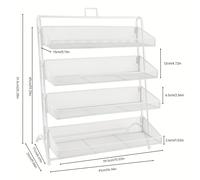 Exhibidor de al por de niveles, , , adecuado para , de boutique, , tiendas de licores y fruterías, diseñado para exhibir cosméticos, joyas, snacks, bebidas alcohólicas y bolsitas de té.