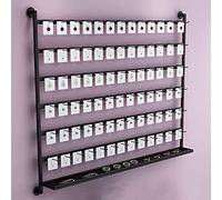 Exhibidor de Calcetines, Soporte para Pendientes, Gancho para Ahorrar Espacio, Estante Moderno con Marco metálico para Tiendas, Colgador Multifuncional para Collares, Joyas, pulser