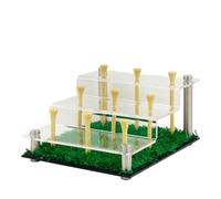 Exhibidor de pelotas de golf, bandeja acrílica para pelotas de golf, exhibición deportiva al aire libre para almacenamiento de softball, tenis, lacrosse, mesa, armario, hogar, sala de estar, estudio