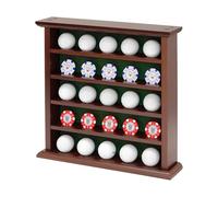 Exhibidor de pelotas de golf Longridge, gabinete de madera, 25 pelotas