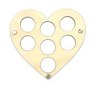 Exhibidor de pelotas de golf, soporte para pelotas de golf, soporte para pelotas de golf, soporte de exhibición de pelotas de golf, soporte de pared de 22,86 x 20,32 cm, soporte de pared con de