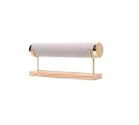 Exhibidor De Pulseras 2 uds soporte for presentación de joyería for pulsera estante almacenamiento for collares brazaletes relojes diadema Para Pulseras, Collares(Gray)