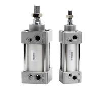 EXHOYAJB Cilindro neumático de 40 mm de diámetro y 25 mm a 1000 mm de Carrera, Cilindro de Aire con Doble Anillo de Sellado, 1 Unidad(Stroke 200mm Magnet)