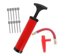 EXHUMKY 1 Juego Bomba de Aire Portátil para Balones Kit de Inflación Multifuncional con Agujas y Manguera para Baloncesto Fútbol y Diseño Compacto y Herramienta Resistente la Abrasión