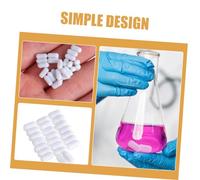 EXHUMKY 10 piezas Unidades Barra Agitadora Magnética Ptfe Resistente Alta Temperatura para Mezclador Laboratorio Varillas Agitadoras y Duraderas Reutilizable