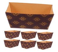 EXHUMKY 25 piezas Conjunto de Moldes Desechables para Hornear Pan y Pasteles para Bizcochos Tartas y Postres Diseño Apilable y Práctico para Celebraciones