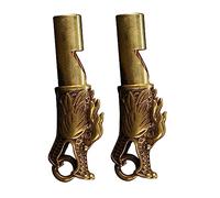 EXHUMKY 2piezas Silbato De Emergencia De Cabeza De Dragón Silbato De Seguridad Para Actividades Al Aire Para Entrenamiento De Mascotas y Decoración De Llaveros