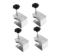 EXHUMKY 4 Piezas Abrazadera de Instalación de Cajón Inoxidable de Herramienta Ajustable para Montaje de Gabinete y Ebanistería Compatible con Diversas Dimensiones